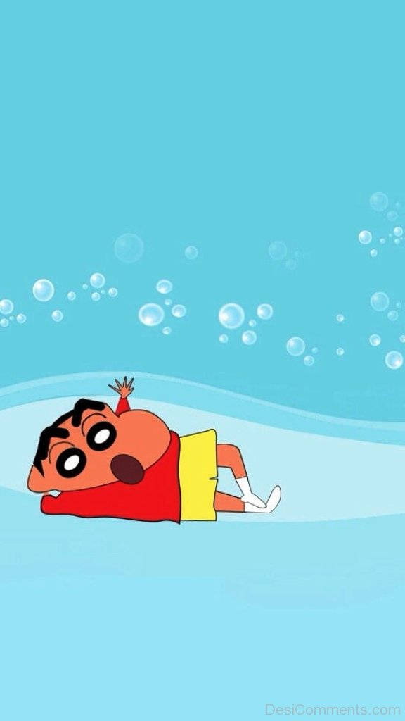 Sød japansk figur Shin Chan iPhone Wallpapers