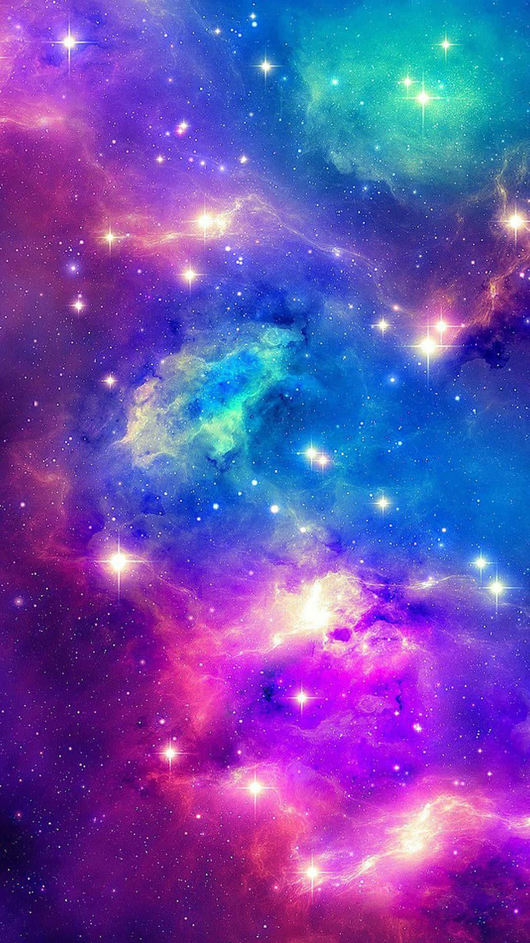 Sød levende pastelgalakse Wallpapers