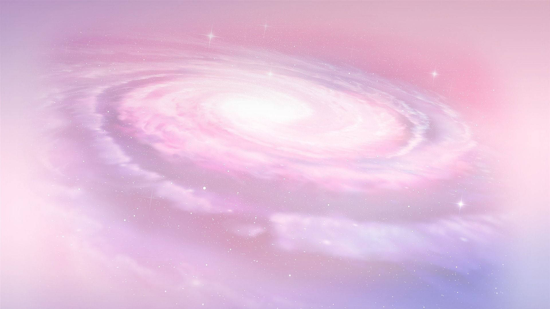 Sød lyserød galakse med æstetisk look Wallpapers