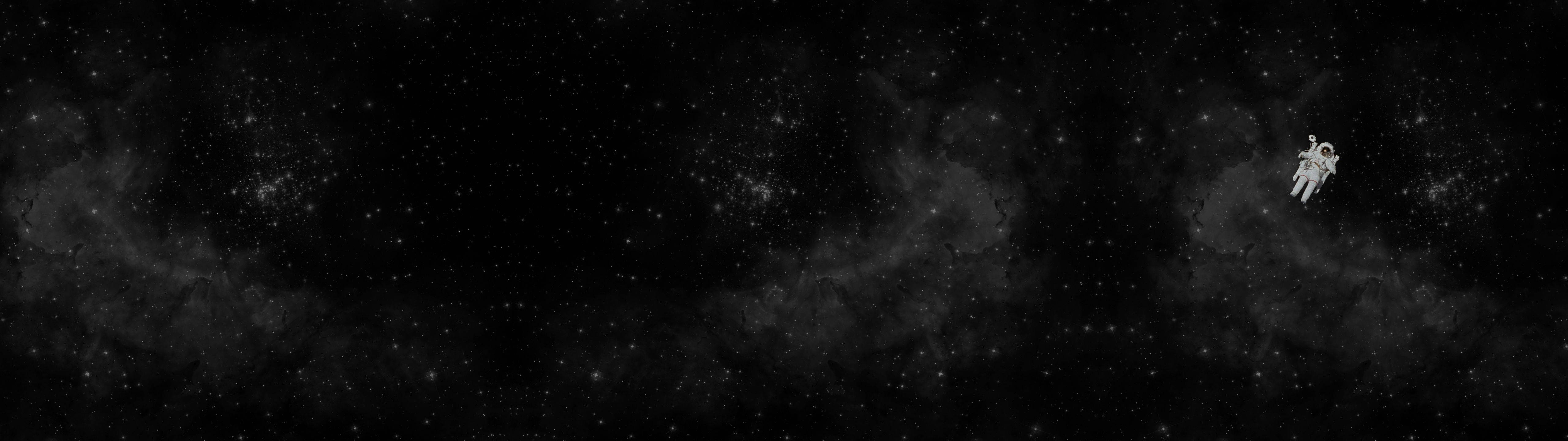 Sød mørk rumastronaut Wallpapers