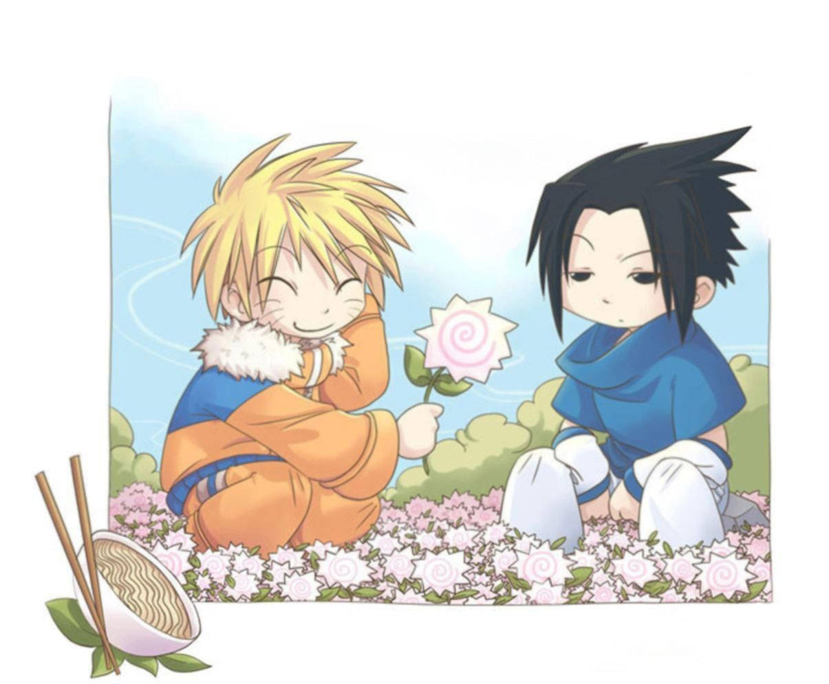 Sød Naruto Narutomaki-blomst Wallpapers