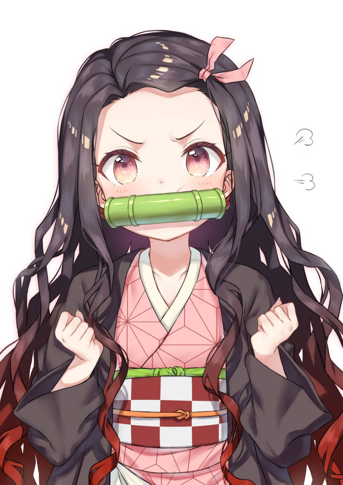 Sød Nezuko Demon Slayer iPhone Wallpapers