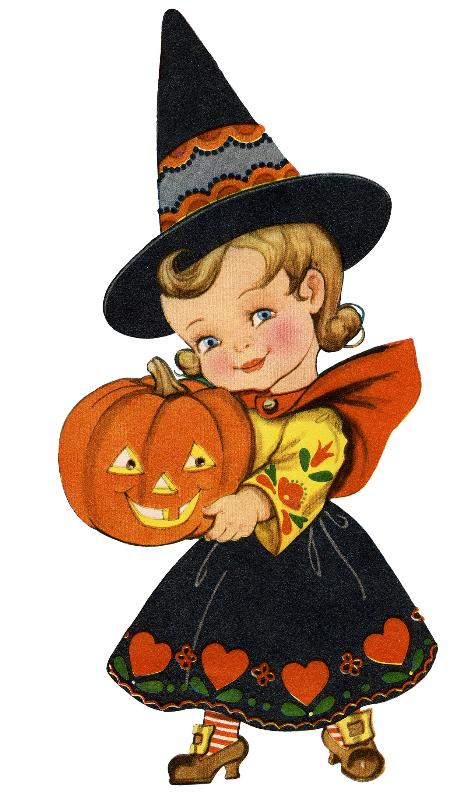 Sød pige til Halloween iPhone Wallpapers