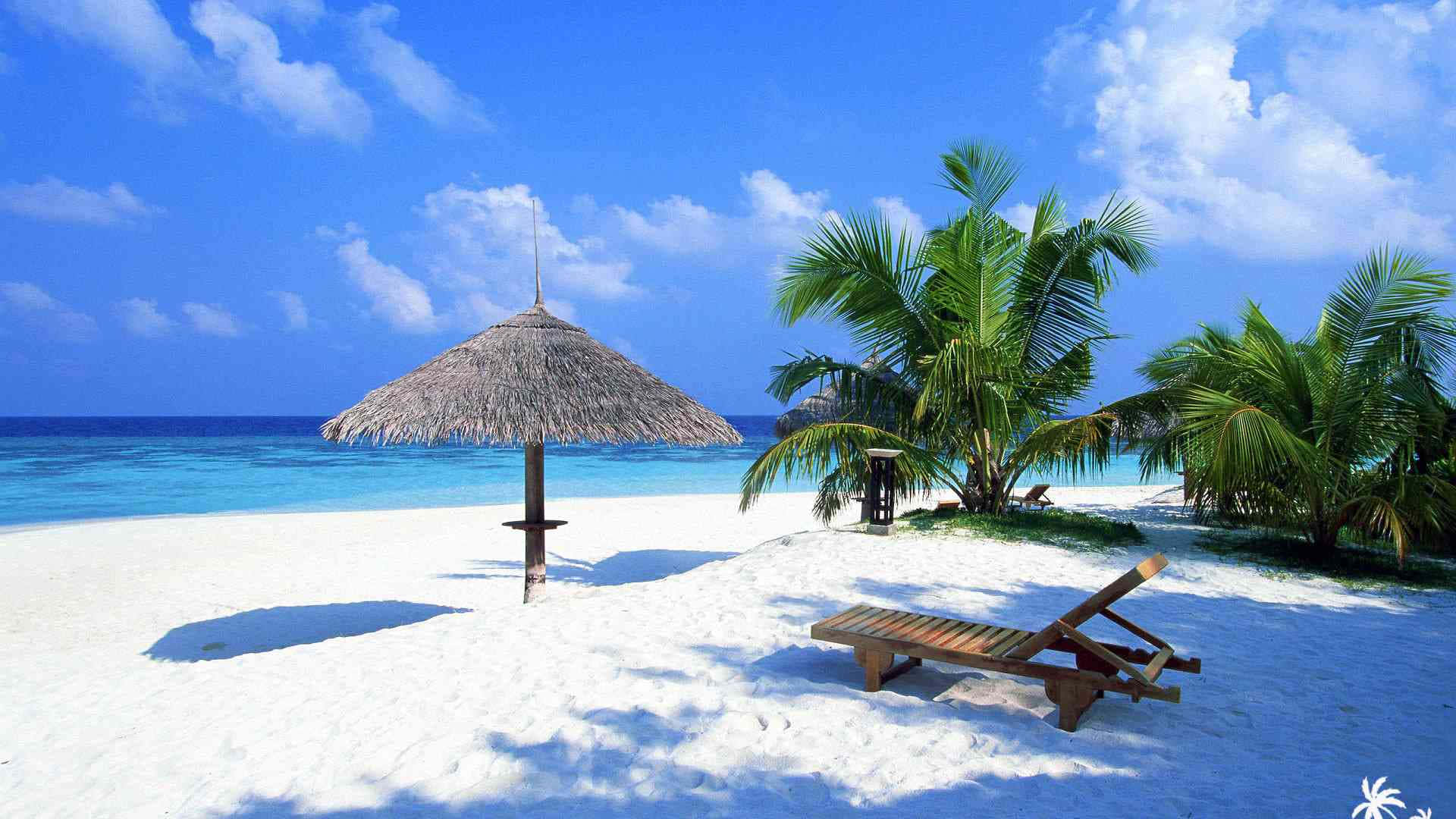 Sød sommerstrandstue Wallpapers