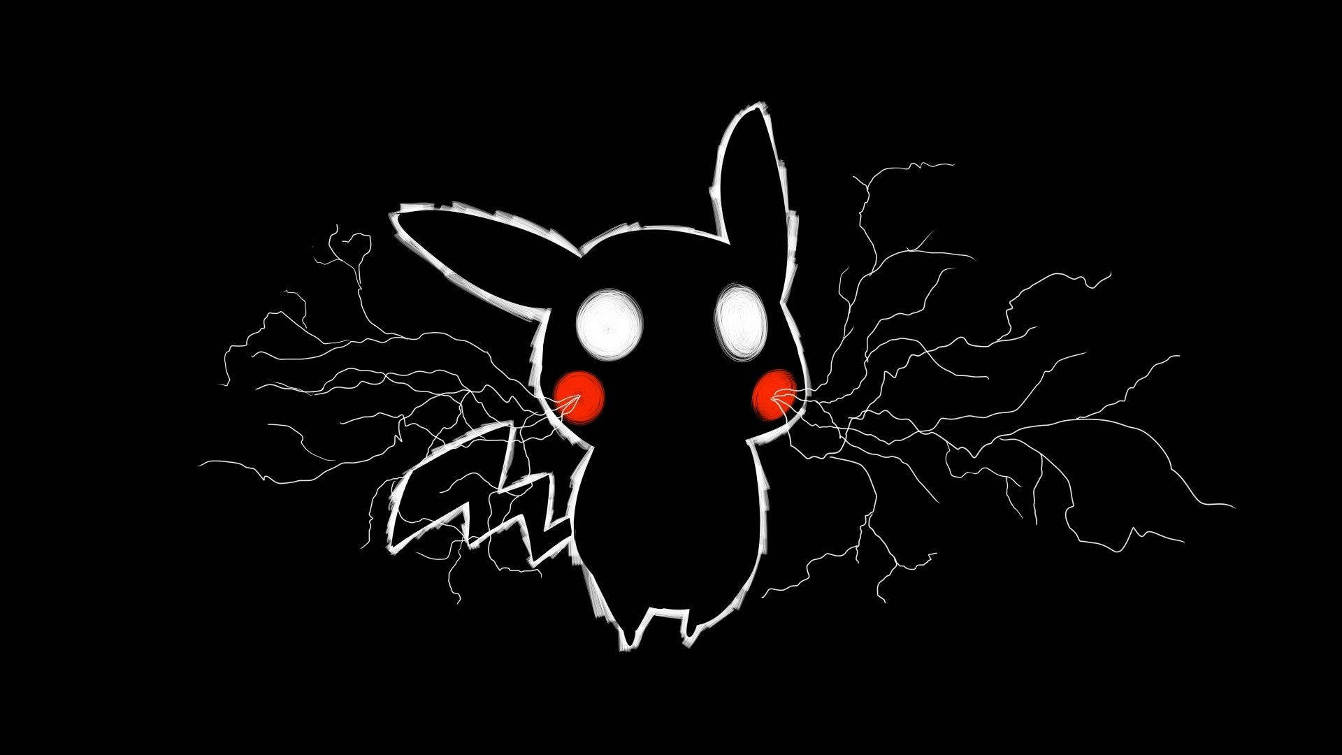 Sød Sort Pikachu Wallpapers