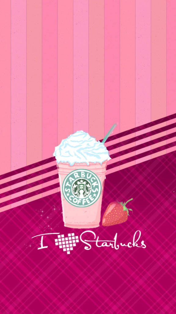 Sød Starbucks-pige telefonbaggrund Wallpapers
