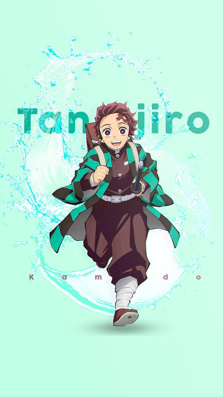 Sød Tanjiro Kamado Baggrund Wallpapers