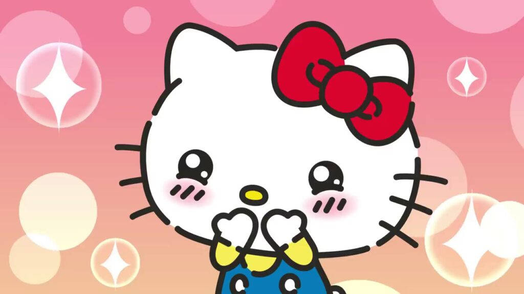 Sød tegneserie Hello Kitty PFP Wallpapers