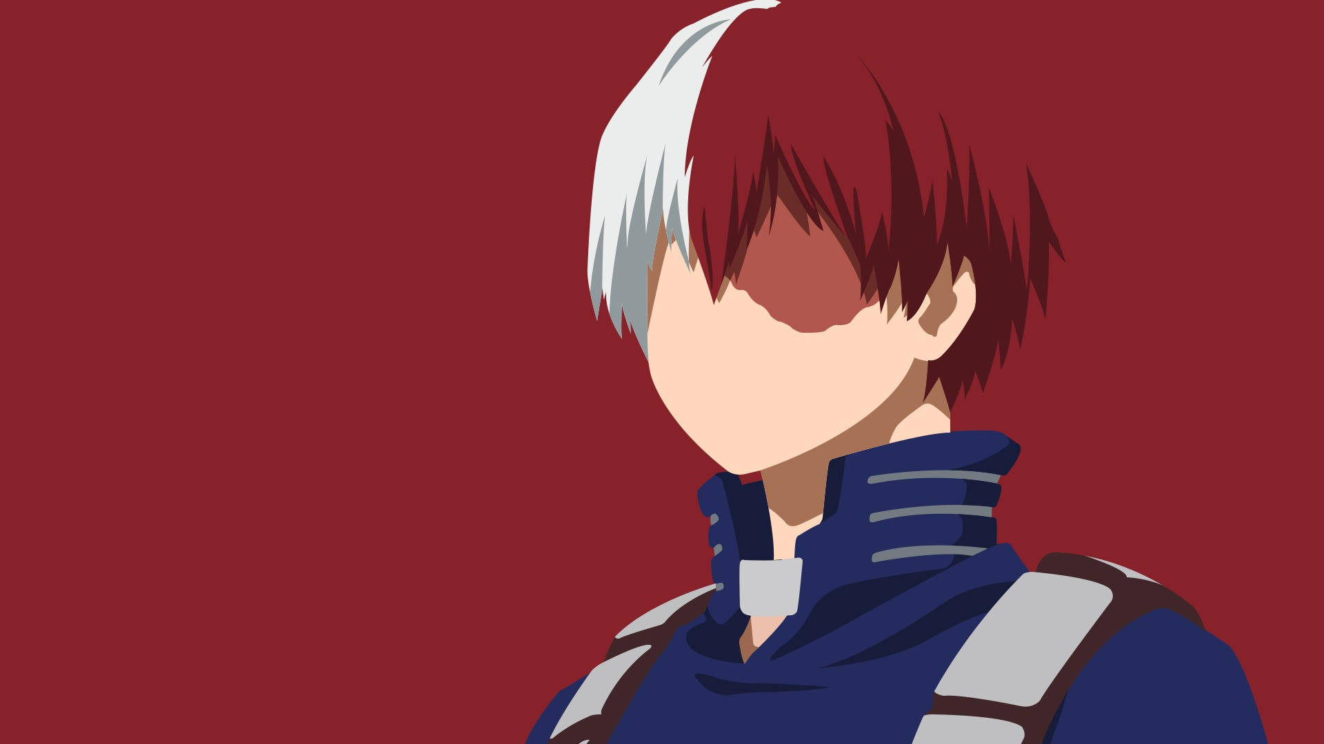 Sød Todoroki ansigtsløs fan-kunst Wallpapers