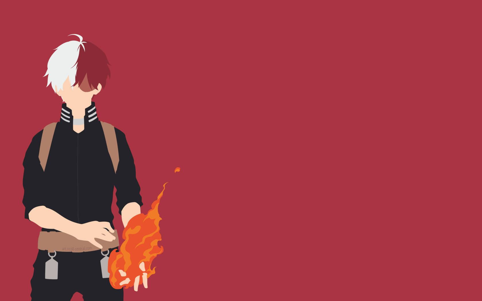 Sød Todoroki i pink Wallpapers