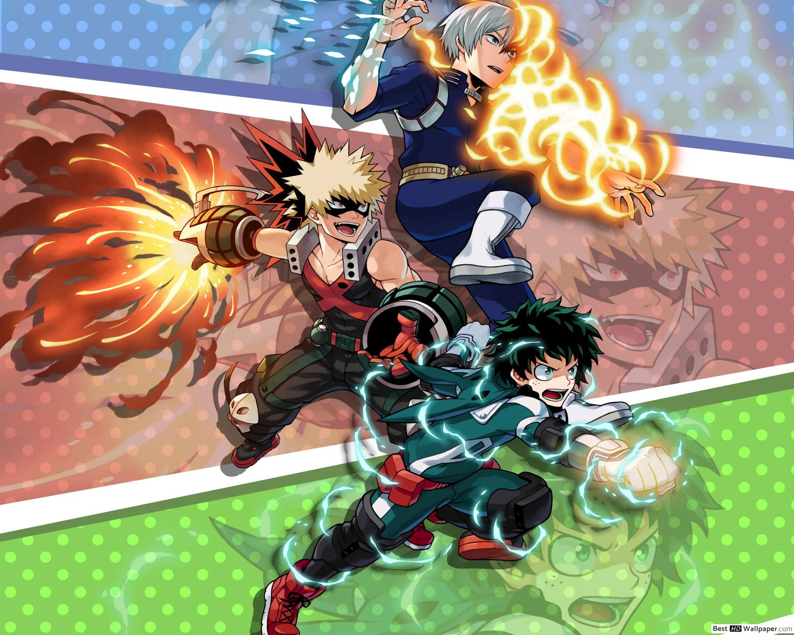 Sød Todoroki og venner Wallpapers