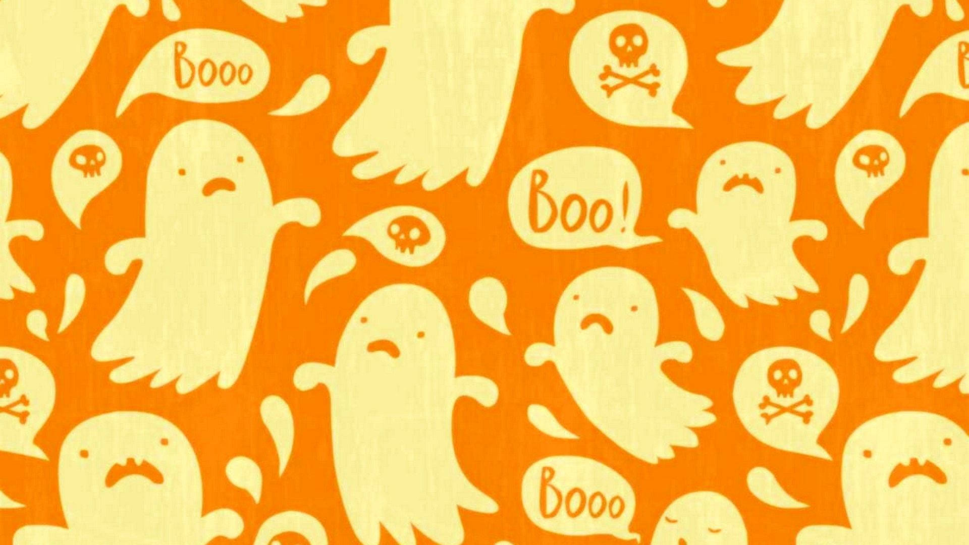Søde æstetiske Halloween-spøgelser Wallpapers