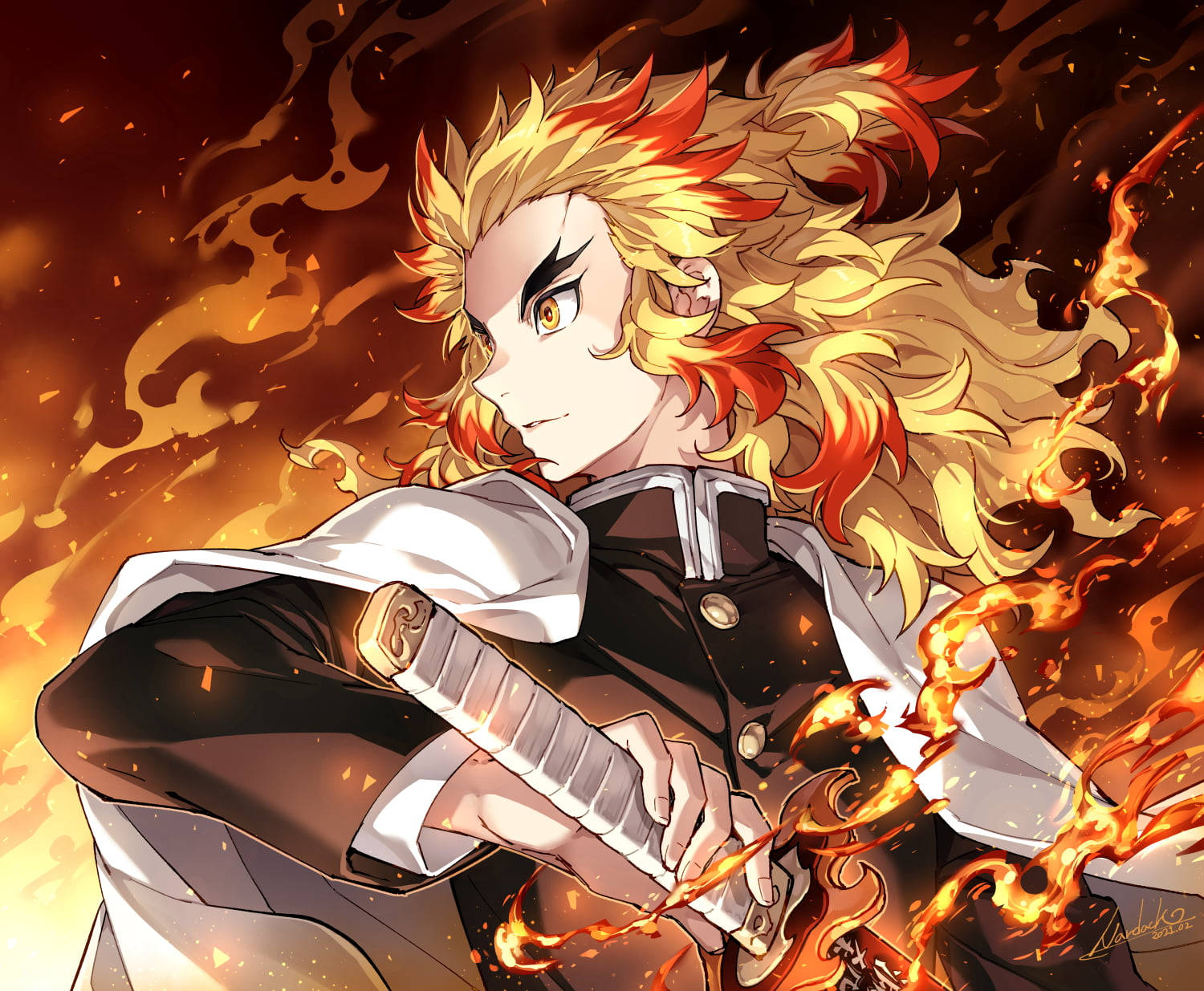 Søde anime-dreng Rengoku Wallpapers