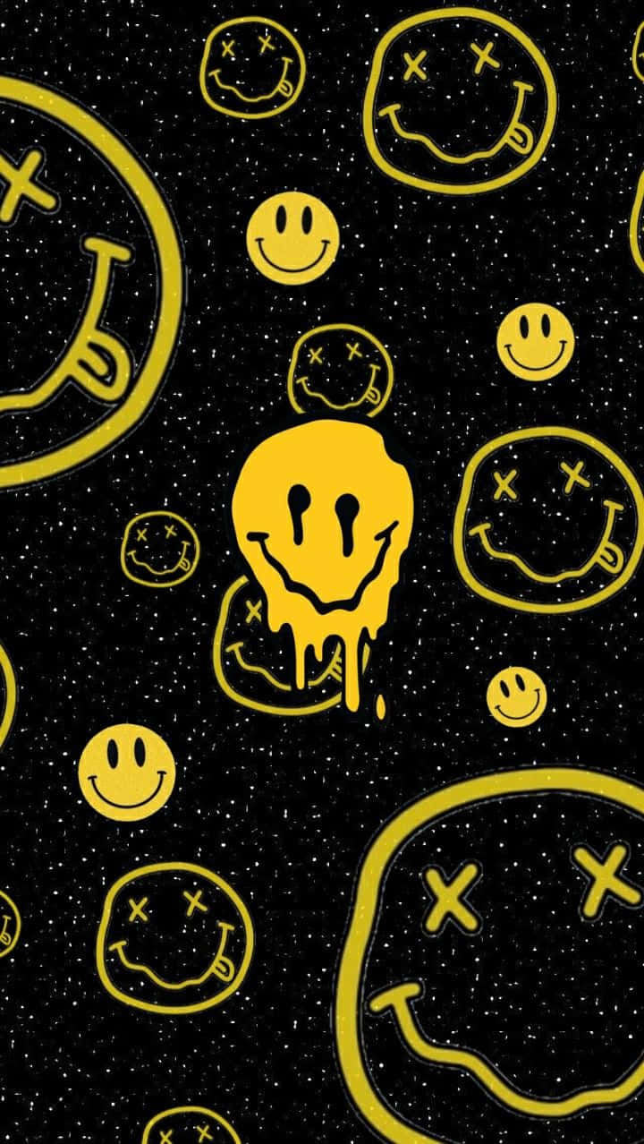 Søde gotiske trippy smil Wallpapers