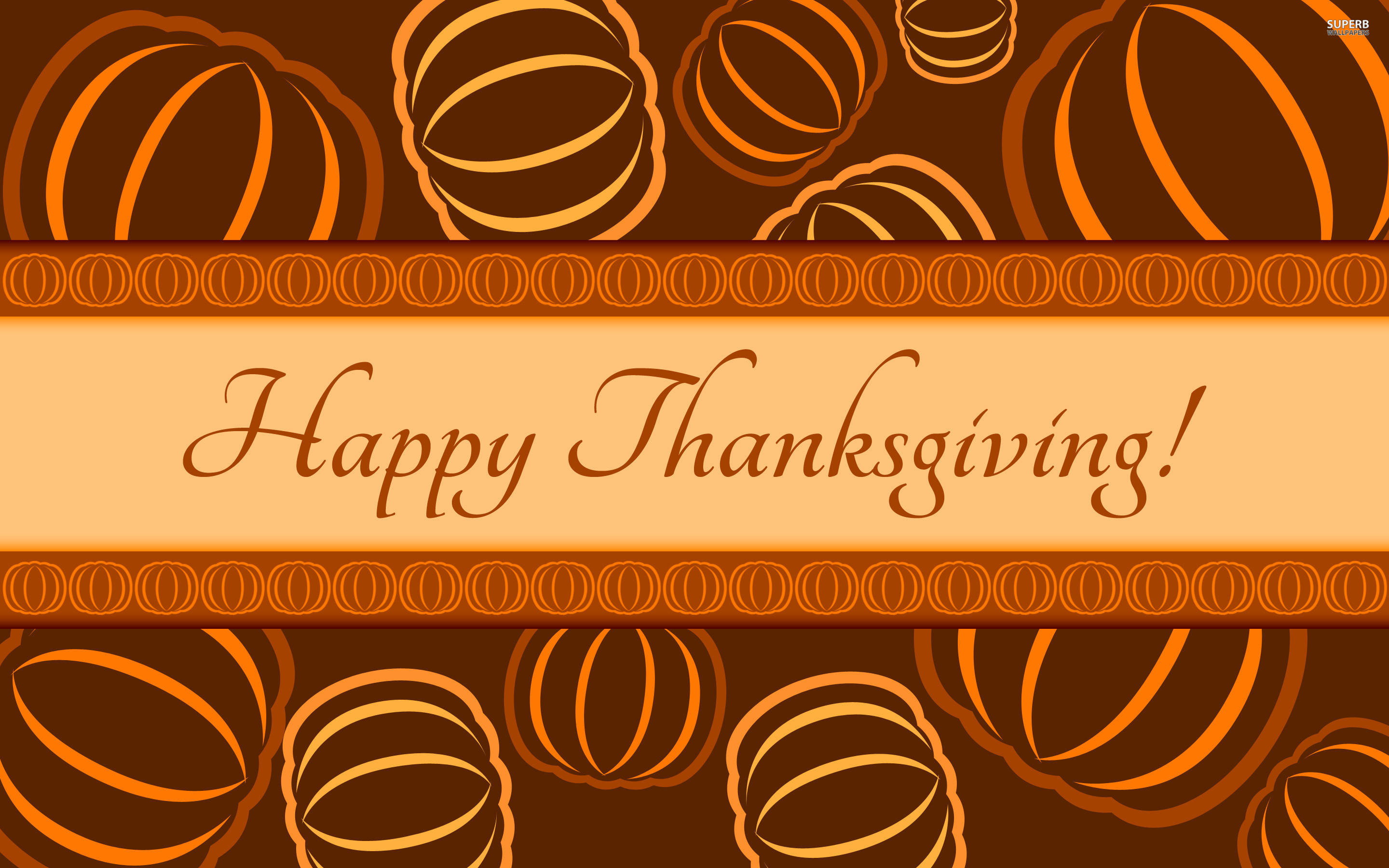 Søde græskarikoner til Thanksgiving Wallpapers