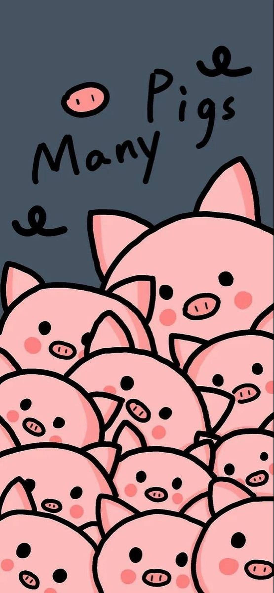 Søde grise doodle Wallpapers