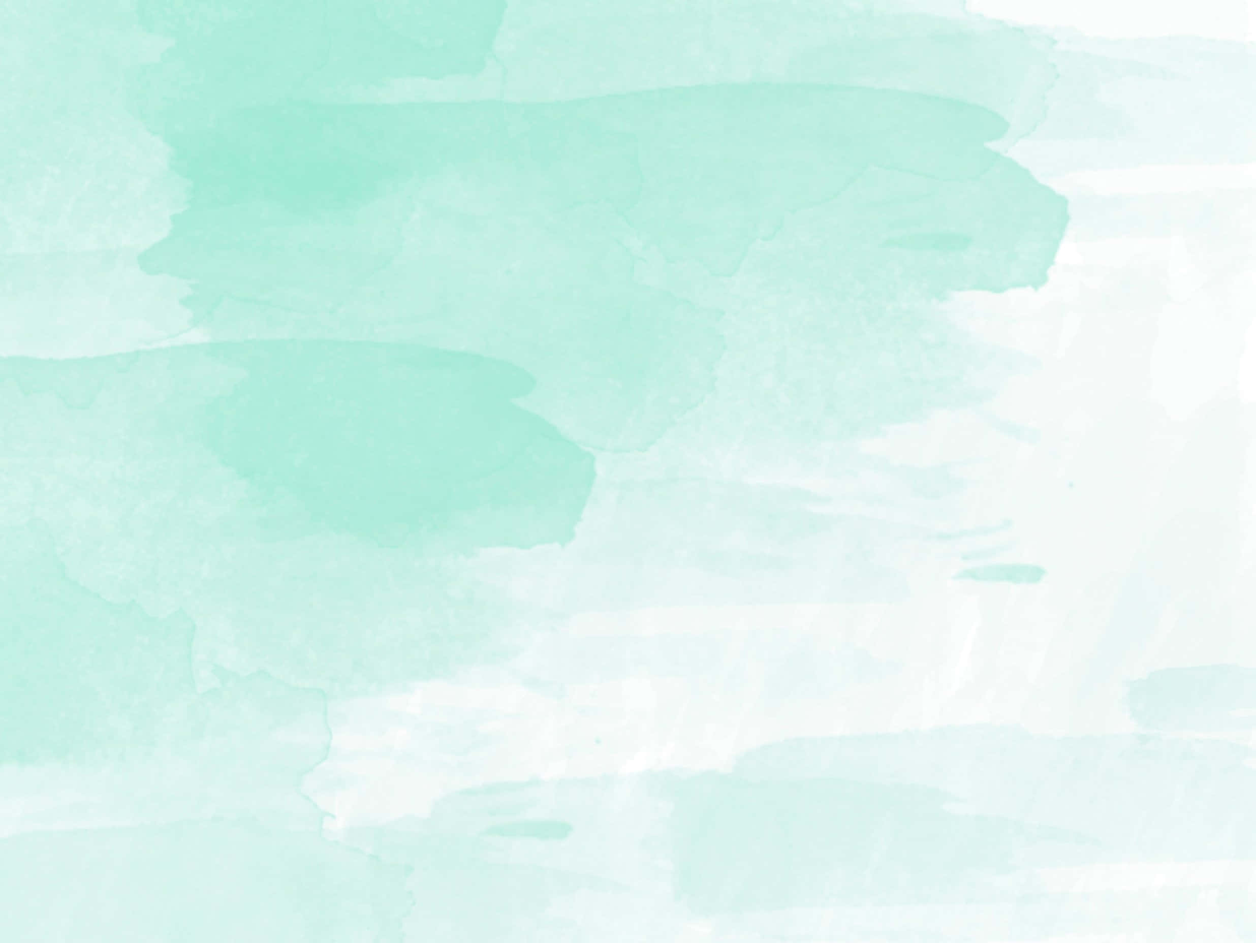 Søde pastelgrønne akvarelstrøg Wallpapers