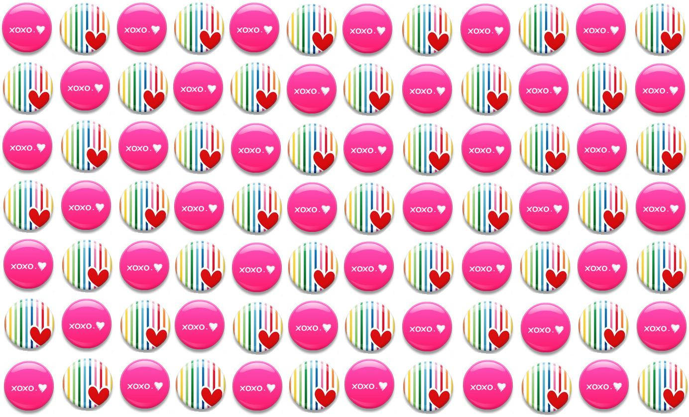 Søde pigelige knappenåle Wallpapers