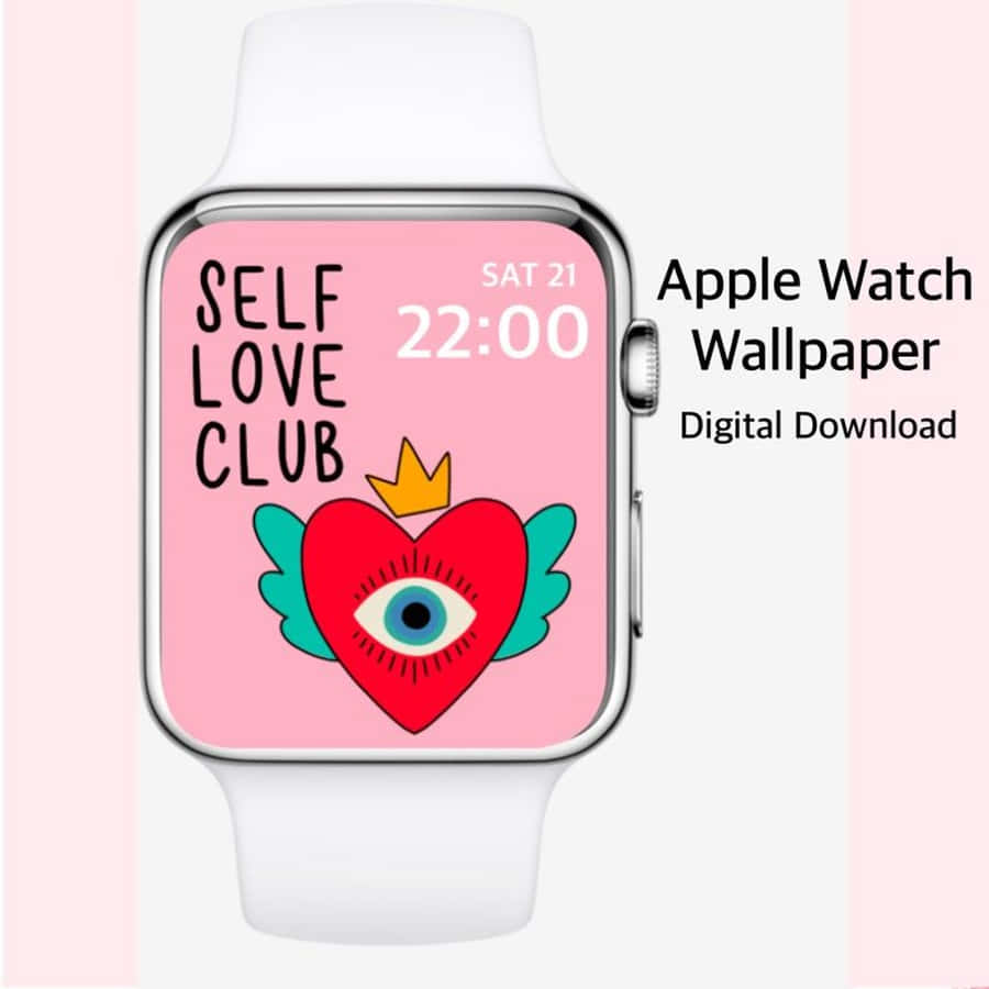 Sødt Apple Watch-uransigt med kærlighed Wallpapers