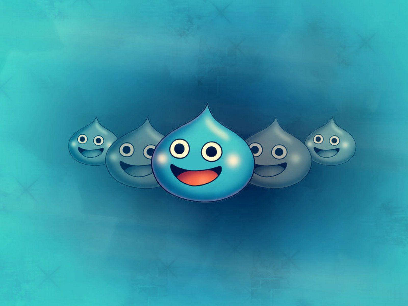 Sødt Dragon Quest Slime Wallpapers
