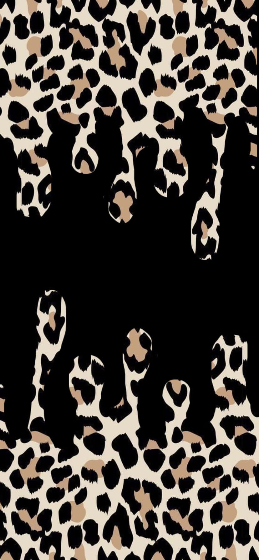 Cute Cheetah Print Pattern Drip Wallpapers