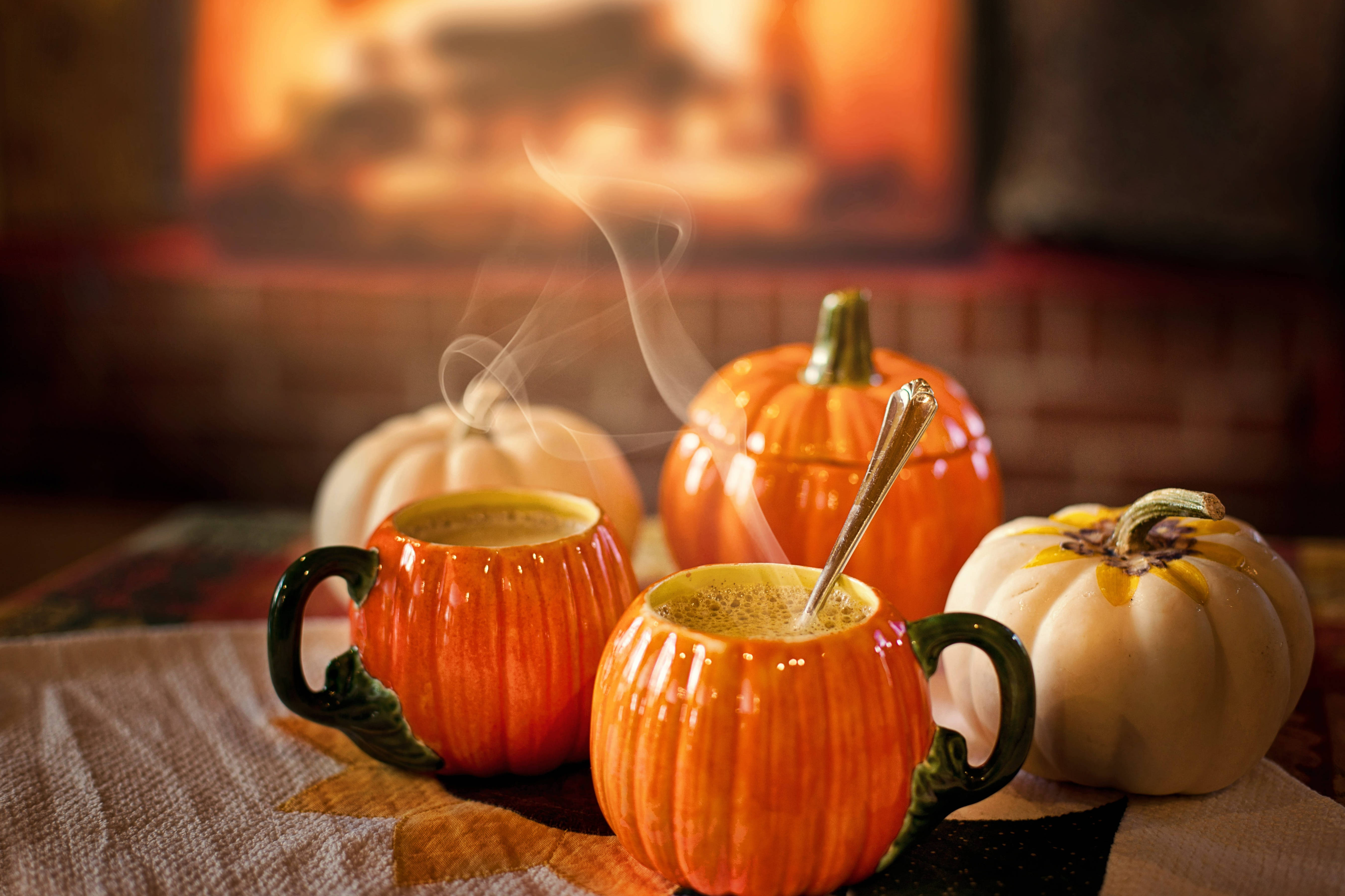Sødt Halloween græskar latte Wallpapers