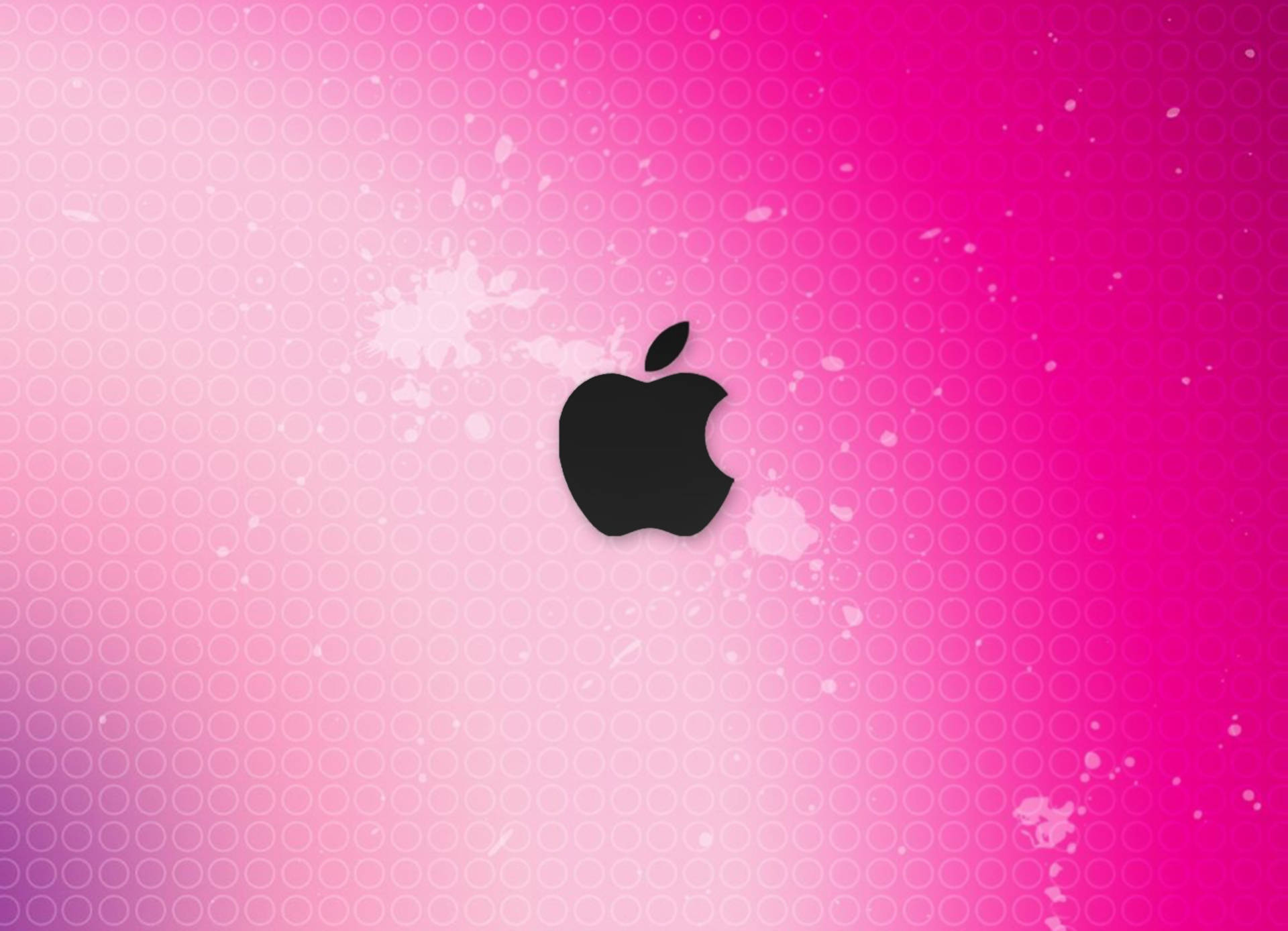 Sødt lyserødt Apple-logo Wallpapers