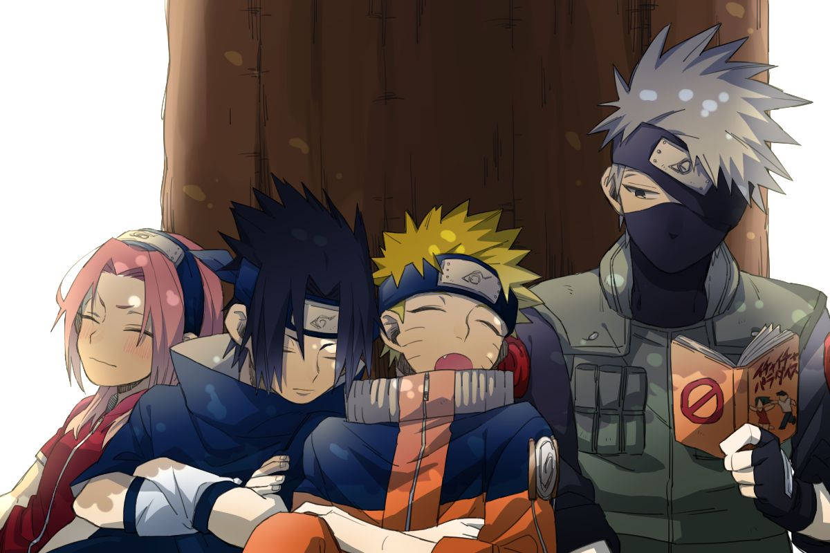 Sødt Naruto Team 7 Wallpapers