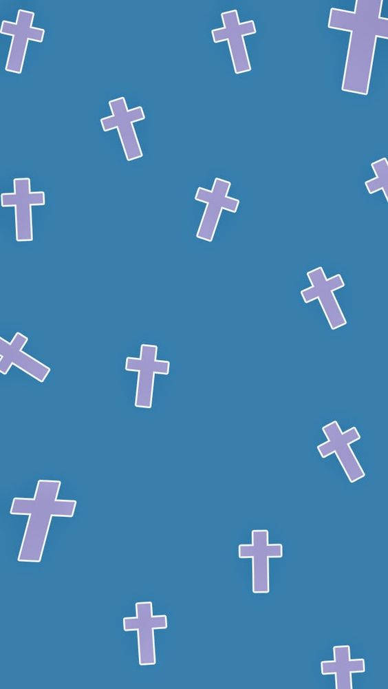 Sødt piget korsmønster Wallpapers