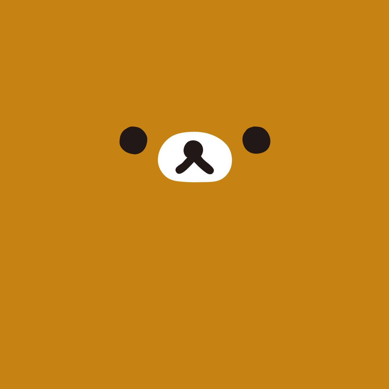 Sødt Rilakkuma-ansigt til iPad Wallpapers