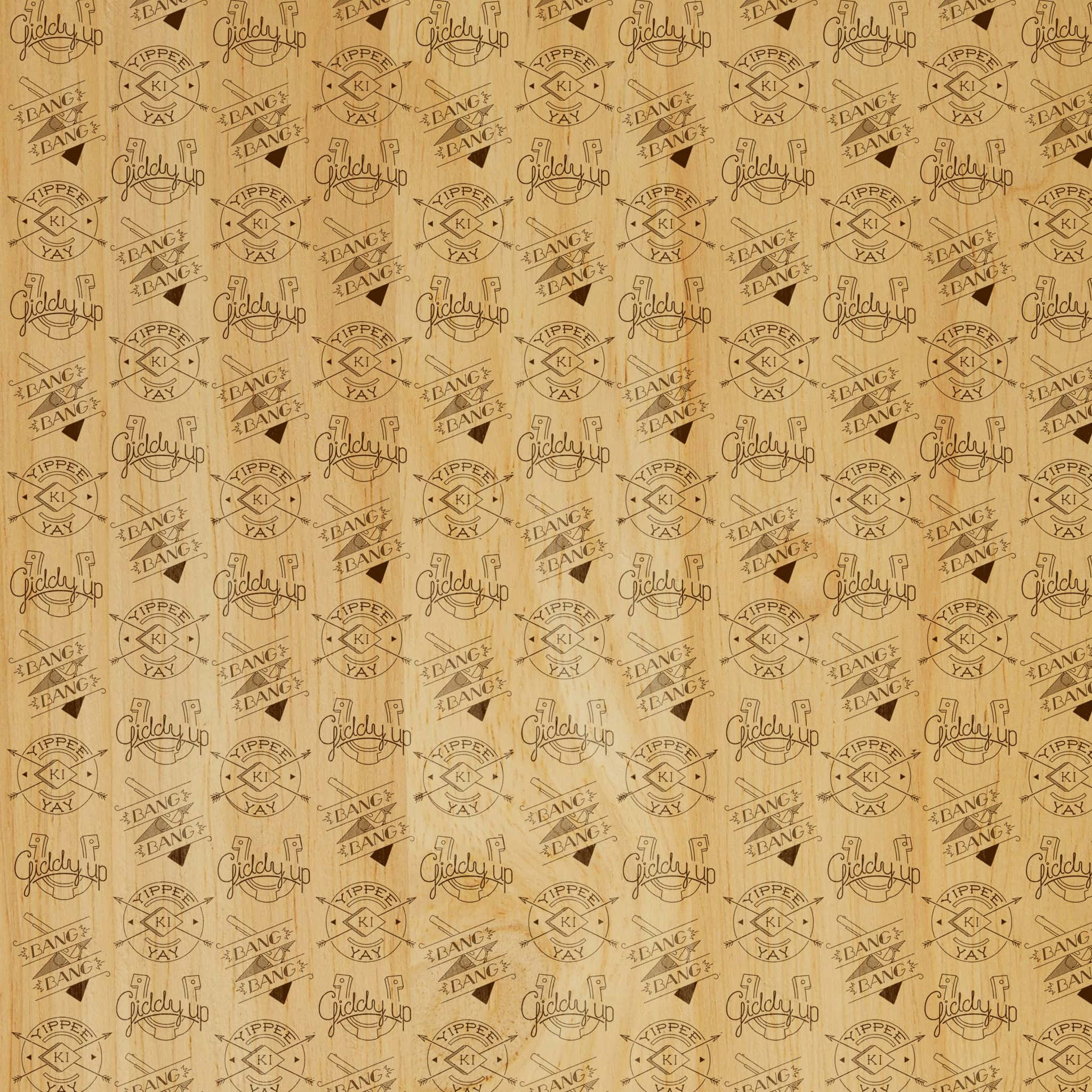 Sødt vestligt collage Wallpapers