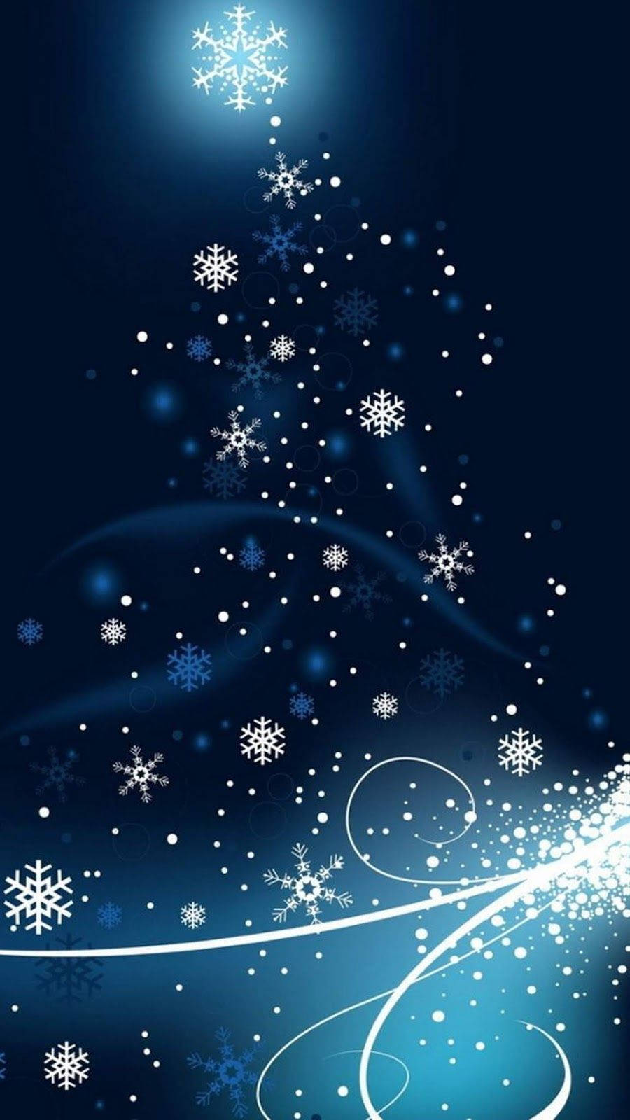 Sofistikeret æstetisk julebaggrund til iPhone Wallpapers