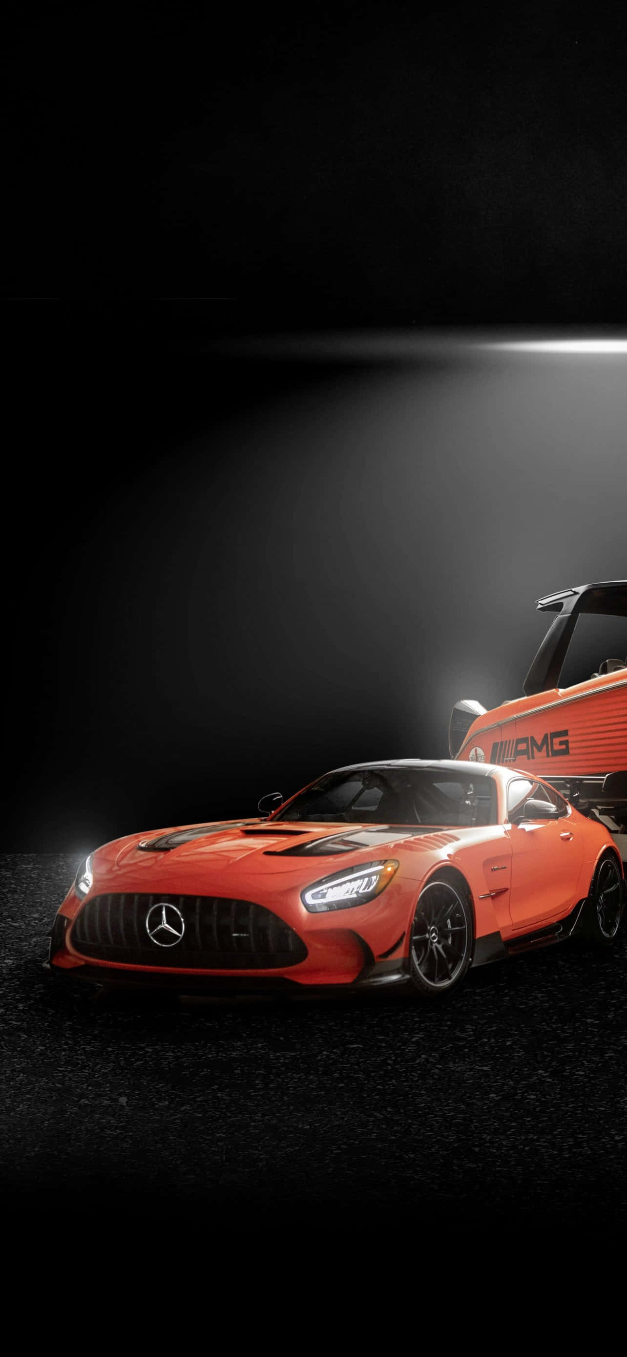 Sofistikeret kraft fra Mercedes GTS Wallpapers