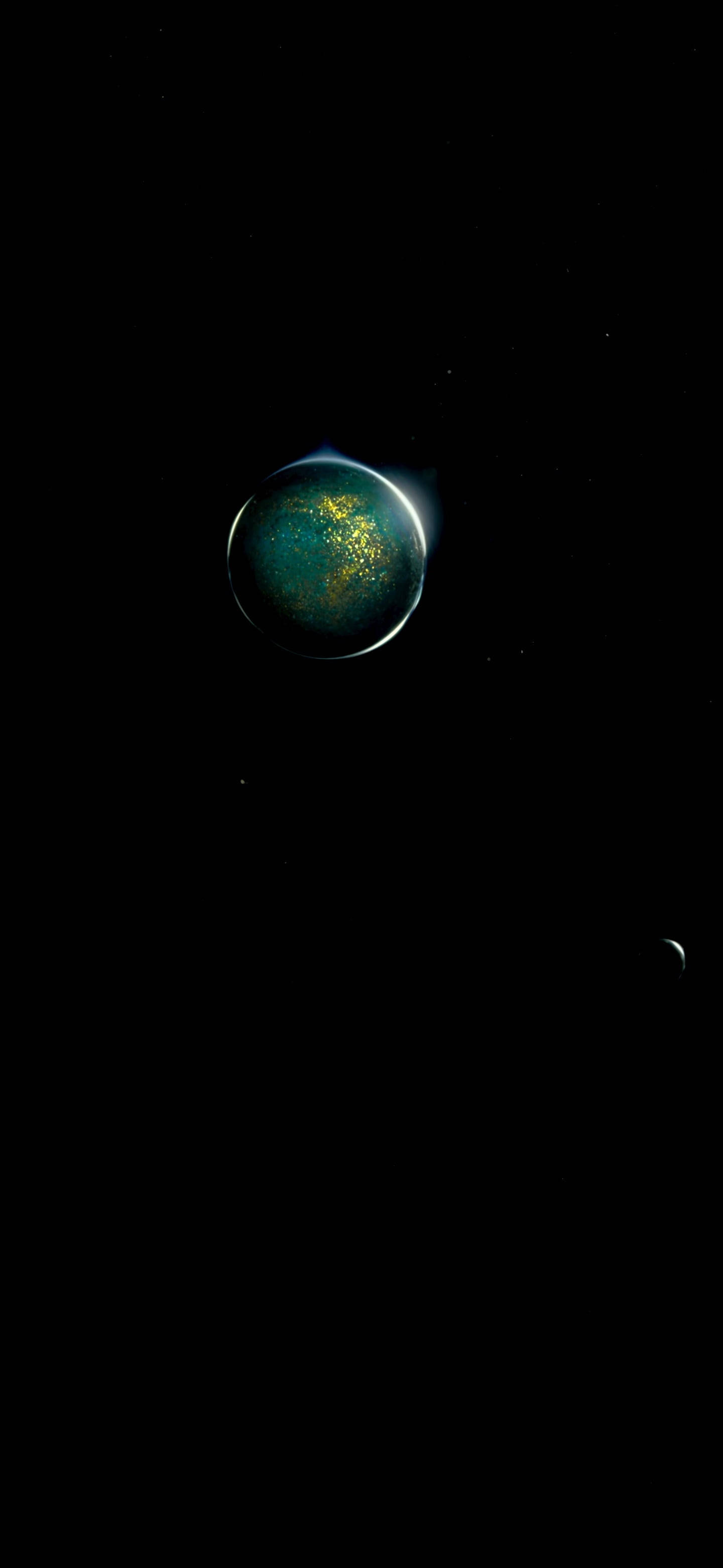 Sole Planet OLED Telefon Wallpapers