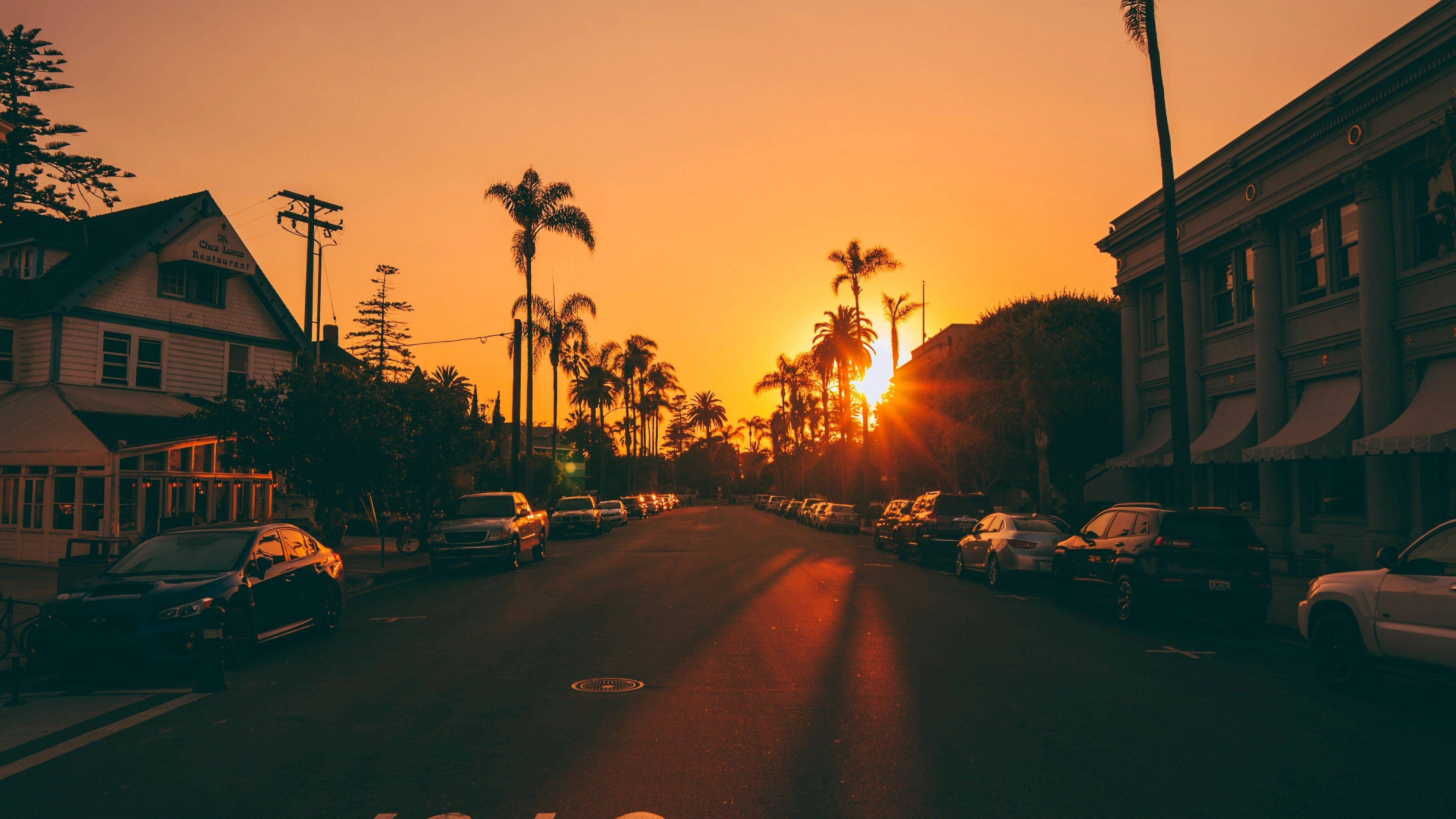 Solnedgang i Nord Los Angeles Wallpapers