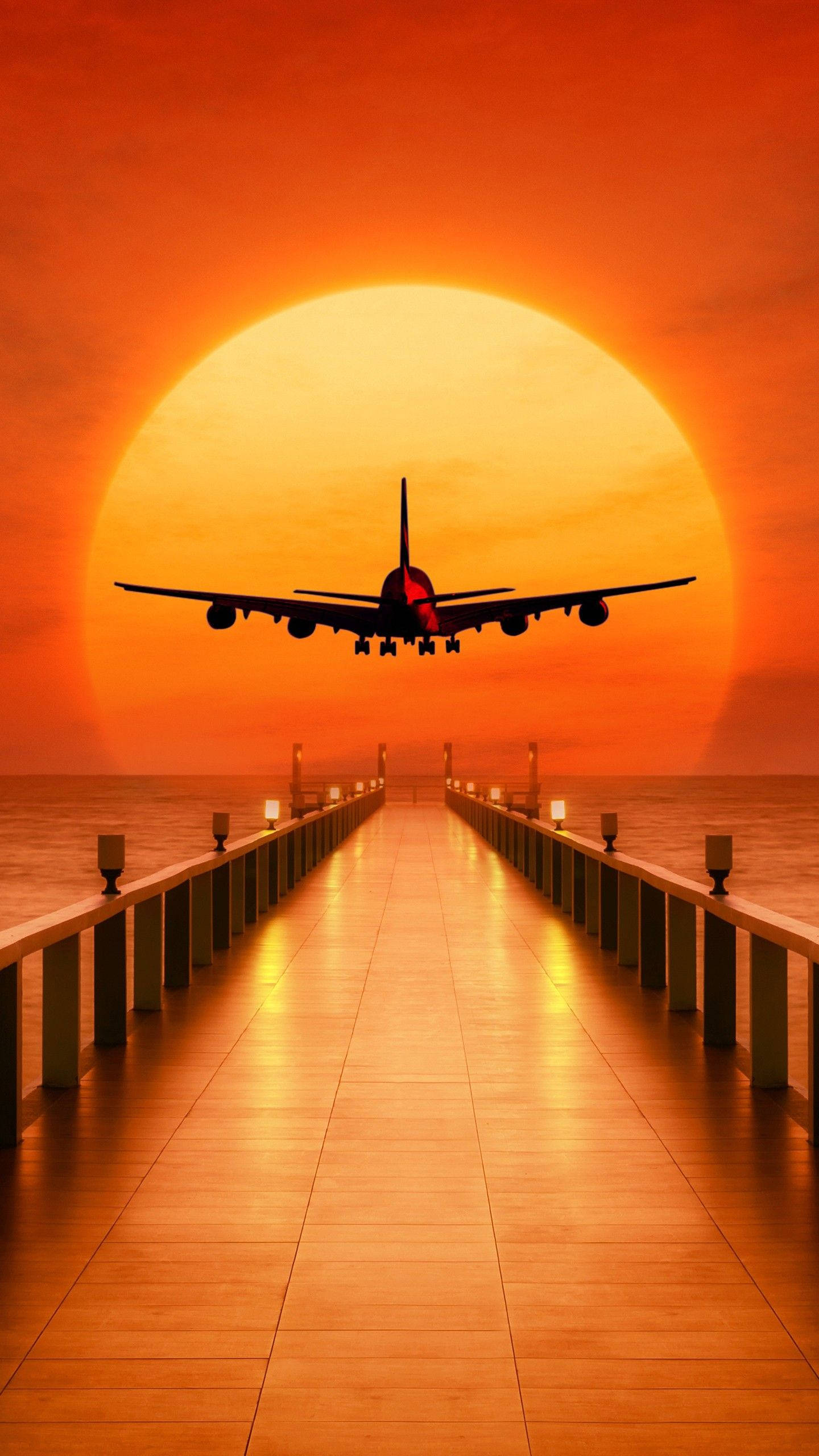 Solnedgang iPhone Baggrund Wallpapers