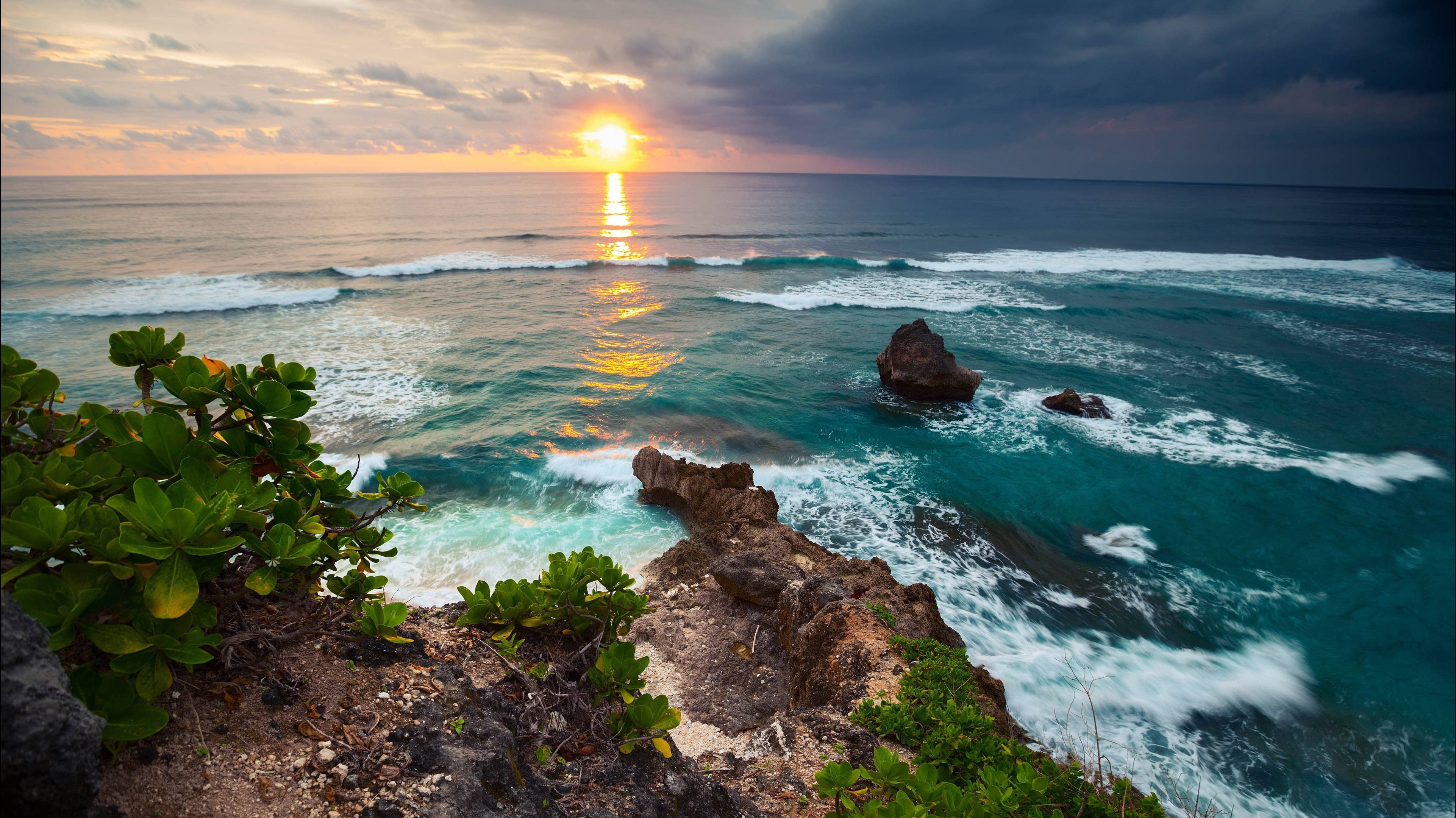 Solnedgangsjagt på Bali Wallpapers