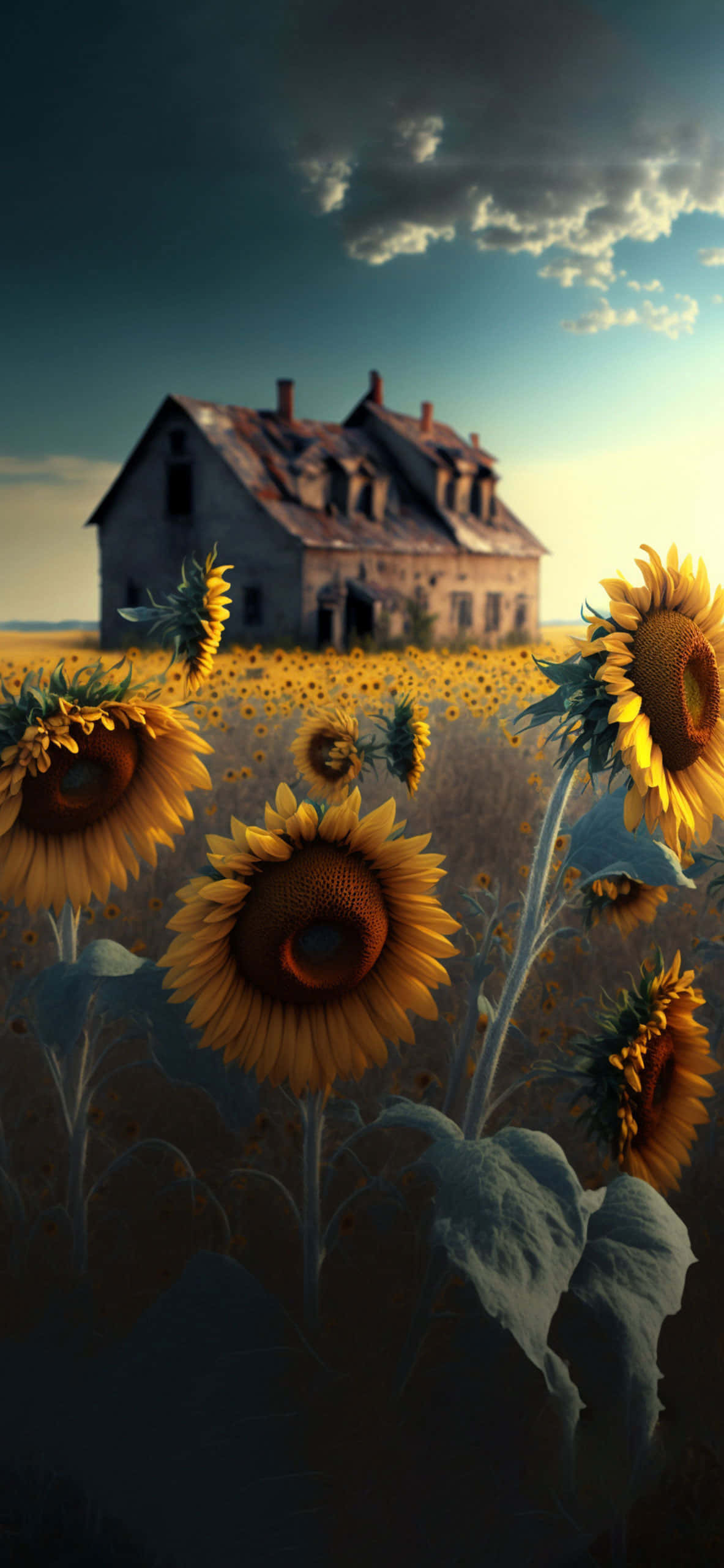 Solsikkebaggrund Wallpapers