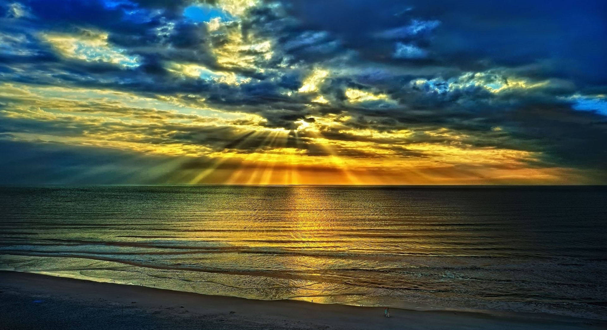 Sommer solnedgang i Los Angeles Wallpapers