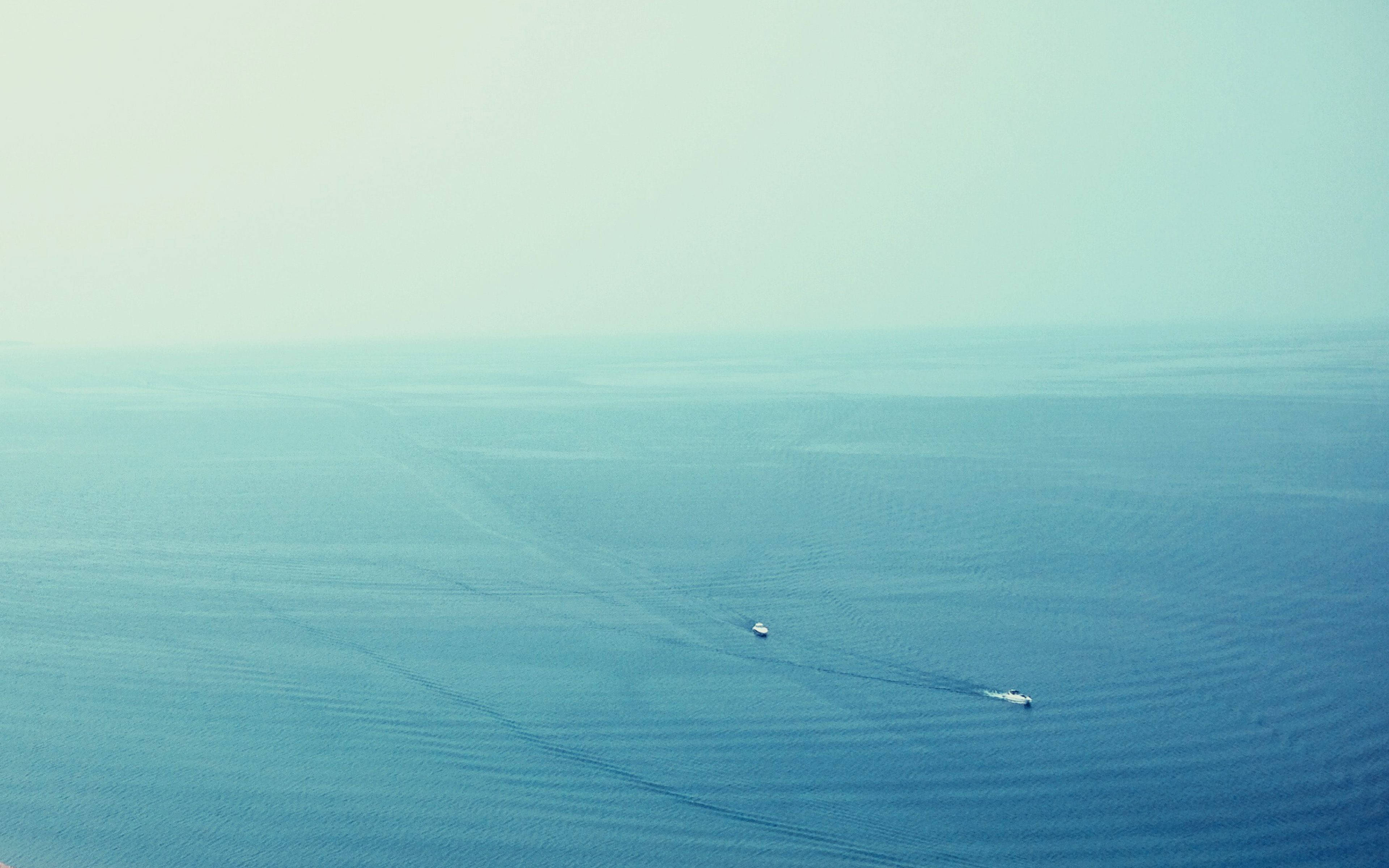 Sommerhav klar himmel Wallpapers