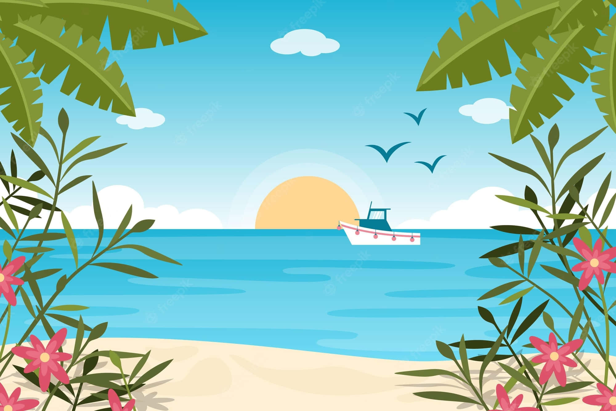 Sommerstrandkunst Wallpapers