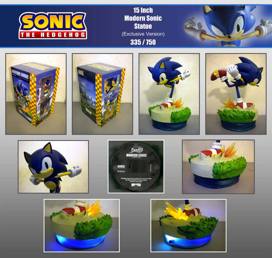 Sonic the Hedgehog, en ikonisk videospilkarakter Wallpapers
