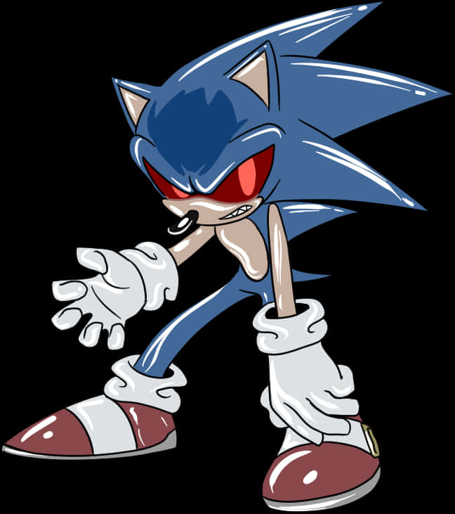 Sonic The Hedgehog i vred positur Wallpapers