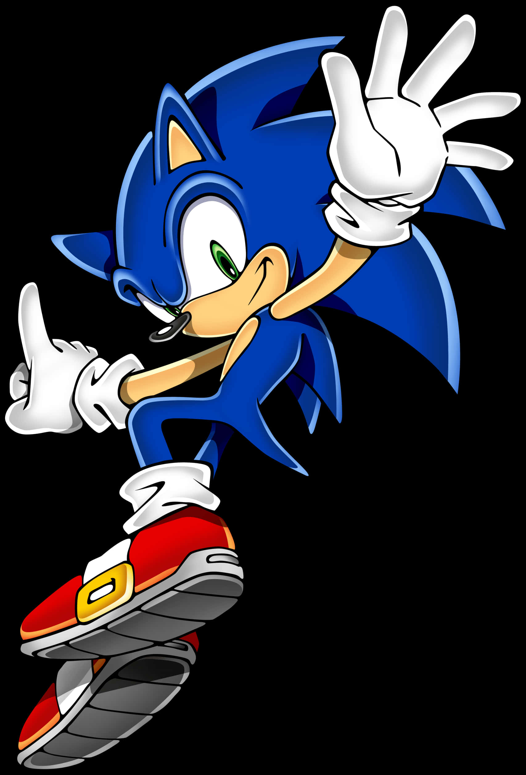Sonic the Hedgehog klassisk positur Wallpapers