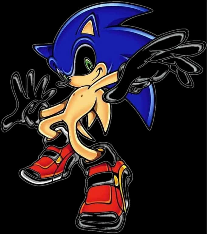 Sonic the Hedgehog klassisk positur Wallpapers