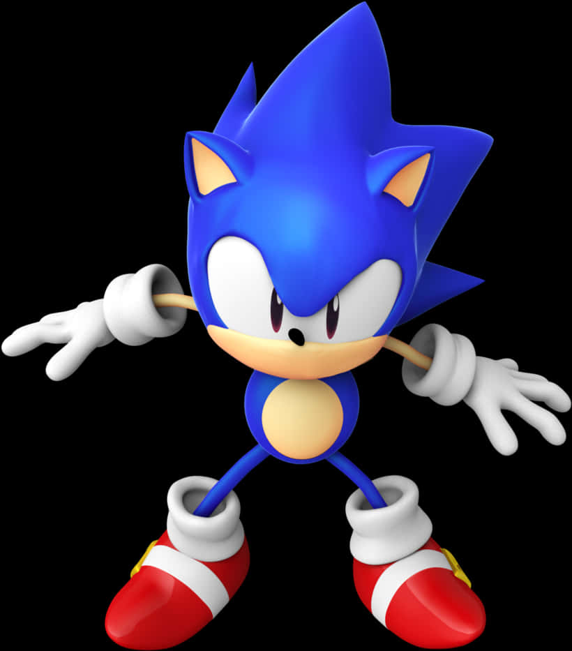 Sonic the Hedgehog klassisk positur Wallpapers