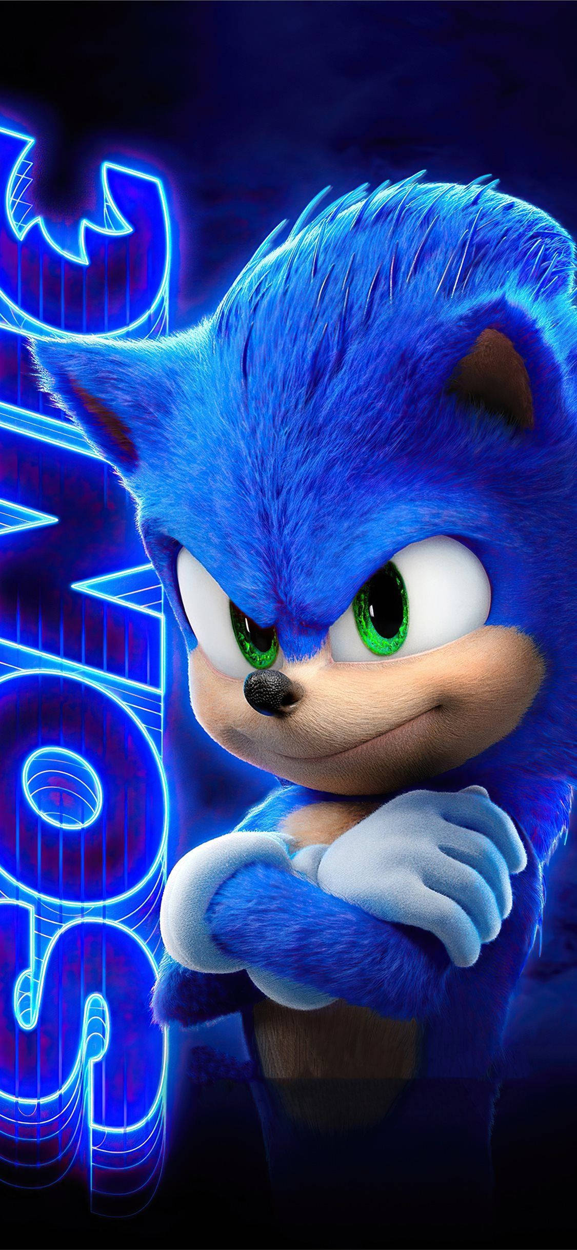 Sonic The Hedgehog Neon Mobil Wallpapers