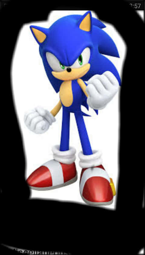 Sonic the Hedgehog stående positur Wallpapers