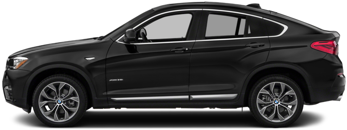 Sort BMW X6 set fra siden Wallpapers