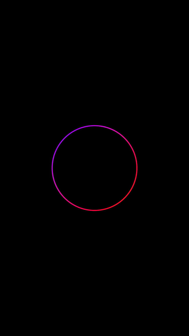 Sort cirkel pixel 3xl OLED baggrund Wallpapers